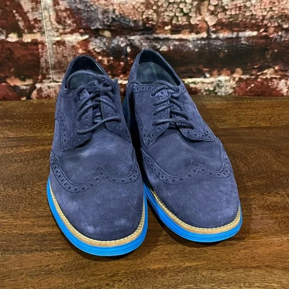 PREOWNED Men’s Cole Haan Zerogrand Wingtip Oxfords - Picture 4 of 9